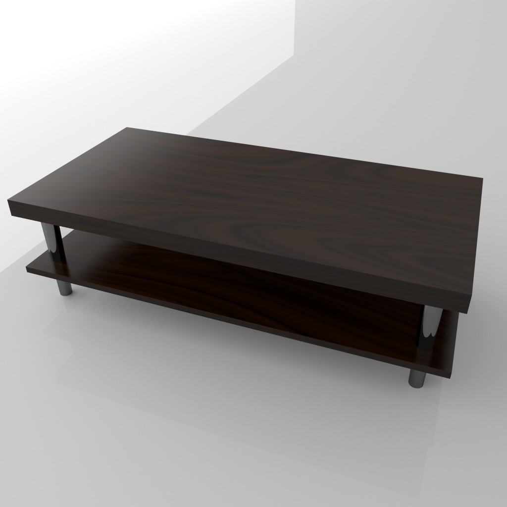 Modern Walnut Coffee Table - Cycles preview image 1